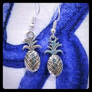 Pineapple earrings. Free gift included.